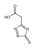 2-(5-sulfanylidene-1,2,4-triazol-3-yl)acetic acid结构式