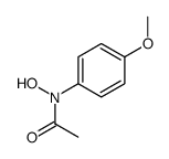 N-hydroxy-N-(4-methoxyphenyl)acetamide结构式