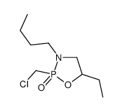 3-butyl-2-(chloromethyl)-5-ethyl-1,3,2λ5-oxazaphospholidine 2-oxide Structure