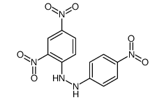 1-(2,4-dinitrophenyl)-2-(4-nitrophenyl)hydrazine Structure