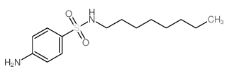 4-amino-N-octyl-benzenesulfonamide structure