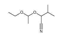 2-(1-ethoxy-ethoxy)-3-methyl-butyronitrile结构式