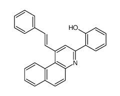 2-(1-styryl-benzo[f]quinolin-3-yl)-phenol结构式