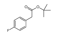 tert-butyl 2-(4-fluorophenyl)acetate Structure