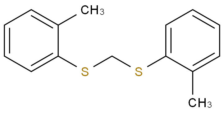 Benzene, 1,1'-[methylenebis(thio)]bis[2-methyl- (9CI)结构式