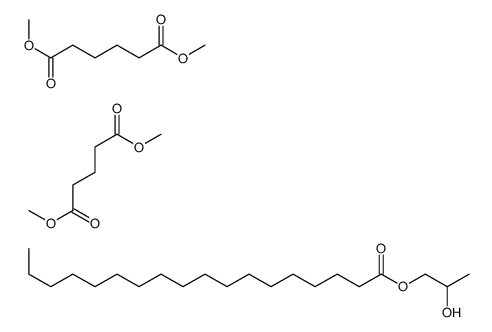 dimethyl hexanedioate,dimethyl pentanedioate,2-hydroxypropyl octadecanoate结构式