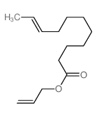 9-Undecenoic acid,2-propen-1-yl ester Structure