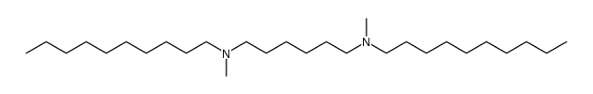 N1,N6-didecyl-N1,N6-dimethylhexane-1,6-diamine结构式
