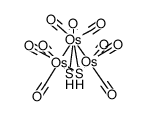 bis(η3-sulfido)nonacarbonyltriosmium结构式