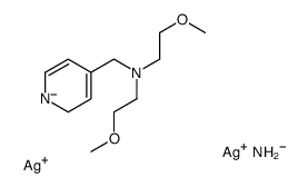 disilver,azanide,2-methoxy-N-(2-methoxyethyl)-N-(2H-pyridin-1-id-4-ylmethyl)ethanamine结构式