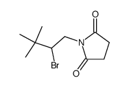 N-(2-bromo-3,3.-dimethyl-1-butyl)succinimide Structure