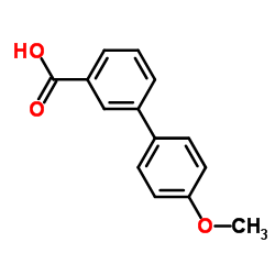 4'-Methoxy-3-biphenylcarboxylic acid Structure