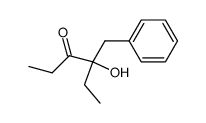 4-benzyl-4-hydroxyhexan-3-one结构式