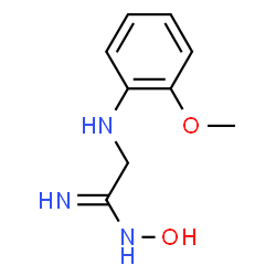 Ethanimidamide, N-hydroxy-2-[(2-methoxyphenyl)amino]- (9CI)结构式