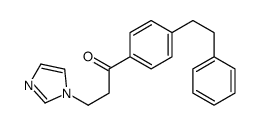1-Propanone, 3-(1H-imidazol-1-yl)-1-(4-(2-phenylethyl)phenyl)- Structure