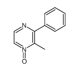 2-Methyl-3-phenylpyrazine 1-Oxide结构式