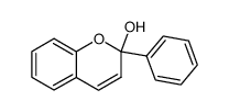 2-phenyl-2H-1-benzopyran-2-ol结构式