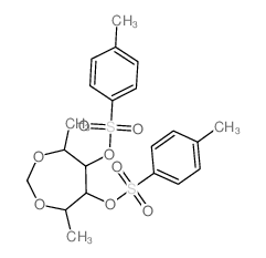 4,7-dimethyl-5,6-bis-(4-methylphenyl)sulfonyloxy-1,3-dioxepane结构式