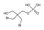 2,2-bis(bromomethyl)-3-hydroxy-1-propyl phosphoric acid Structure