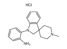 2-<1'-methylspiro<3H-indole-3,4'-piperidin>-1(2H)-yl>benzenamine dihydrochloride结构式