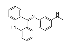 3-N-acridin-9-yl-1-N-methylbenzene-1,3-diamine结构式