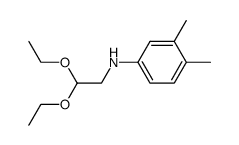 N-(2,2-diethoxyethyl)-3,4-dimethylaniline Structure