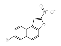 Naphtho[2,1-b]furan,7-bromo-2-nitro-结构式