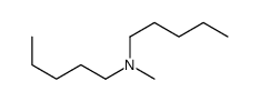 N-methyl-N-pentylpentan-1-amine结构式