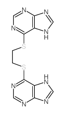 1H-Purine,6,6'-[1,2-ethanediylbis(thio)]bis- (9CI) Structure