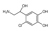 1,2-Benzenediol, 4-[(1S)-2-amino-1-hydroxyethyl]-5-chloro- (9CI) structure
