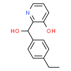 2-Pyridinemethanol,alpha-(4-ethylphenyl)-3-hydroxy-(9CI)结构式