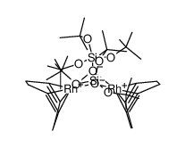 ((1,5-cyclooctadiene)Rh[μ-OSi(O(t)Bu)2])2结构式