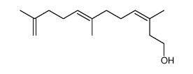 (3Z,7E)-3,7,11-trimethyldodeca-3,7,11-trien-1-ol Structure