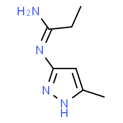 Propanimidamide,N-(5-methyl-1H-pyrazol-3-yl)- Structure