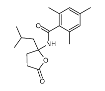 γ-Isobutyl-γ-(mesitoylamino)butyrolacton结构式