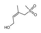 (Z)-4-methylsulfonyl-3-methylbut-2-en-1-ol结构式