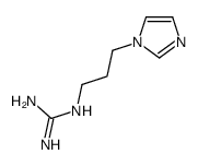 Guanidine,[3-(1H-imidazol-1-yl)propyl]-(9CI) Structure
