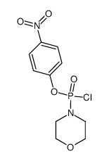 4-NITROPHENYL-4-MORPHOLINOPHOSPHONOCHLORIDATE结构式