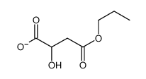 2-hydroxy-4-oxo-4-propoxybutanoate结构式
