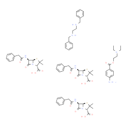 bicillin C-R结构式