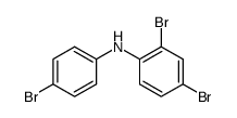 2,4-dibromo-N-(4-bromophenyl)aniline结构式