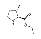 L-Proline, 3-methyl-, ethyl ester, (3S)- (9CI)结构式