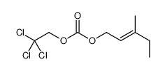 3-methylpent-2-enyl 2,2,2-trichloroethyl carbonate结构式