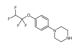 1-[4-(1,1,2,2-tetrafluoroethoxy)phenyl]piperazine Structure