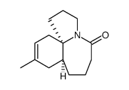 1H,5H-Pyrrolo[2,1-k][1]benzazepin-5-one, 2,3,6,7,8,8a,9,12-octahydro-10-methyl-, (8aR,12aS)-rel Structure