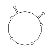 1,4,7,10-tetraoxacyclotetradecane-11,14-dione结构式