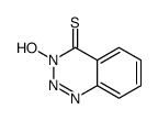 3-hydroxy-1,2,3-benzotriazine-4-thione结构式
