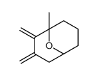 5-methyl-3,4-dimethylidene-9-oxabicyclo[3.3.1]nonane结构式