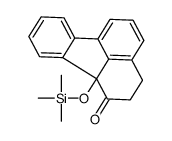 10b-trimethylsilyloxy-2,3-dihydrofluoranthen-1-one Structure