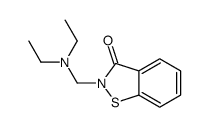 2-[(diethylamino)methyl]-1,2-benzisothiazol-3(2H)-one structure